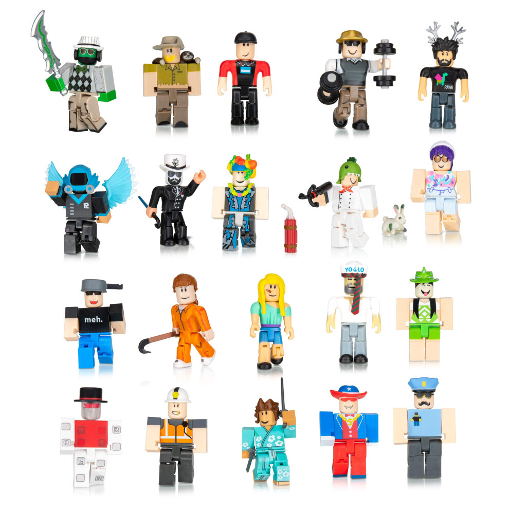 Roblox Action Collection: from The Vault 20 Figure Pack [Includes 20 Exclusive Virtual Items] for 6 years and up, includes One Collector's Set