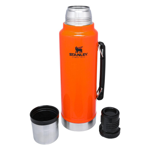 STANLEY Stanley Κλασική Φιάλη Με Θερμομόνωση - Πορτοκαλί - BPA-Free 18/8 Ανοξείδωτο Ατσάλι - 1.5 QT 1