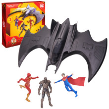 DC Comics, The Flash Batwing Battle Set (Amazon Exclusiv)| Supergirl, NAM-Ek, Flash Figurer, 4 tum | Barnleksaker 3+