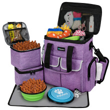 Bolsa de Viaje para Mascotas PetAmi con Organizadores para Viajar, Camping y Fin de Semana