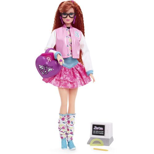 Barbie Κούκλα Barbie Rewind, Έκδοση '80s με Σχολικά Ρούχα, Βαθιά Σακάκι και Ράδιο Αξεσουάρ