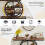 Tribesigns Tribesigns Console Table, 105 cm Industrial 6-Tier Sofa Table 3