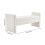 Living And Home Teddy Upholstered H-Shaped Bench 7
