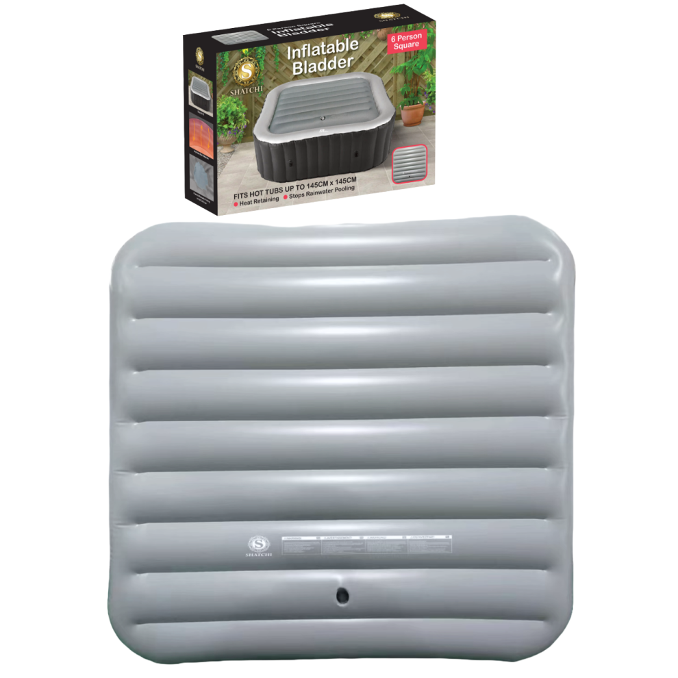 (6 Person Square) Inflatable Bladder Hot Tub Cover 4/6P Round/Square