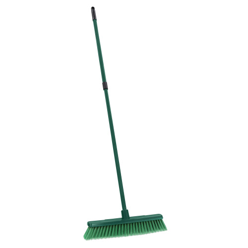 JVL Outdoor Soft Bristle Broom with Telescopic Handle 1