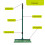 JVL Outdoor Soft Bristle Broom with Telescopic Handle 9
