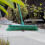 JVL Outdoor Soft Bristle Broom with Telescopic Handle 18