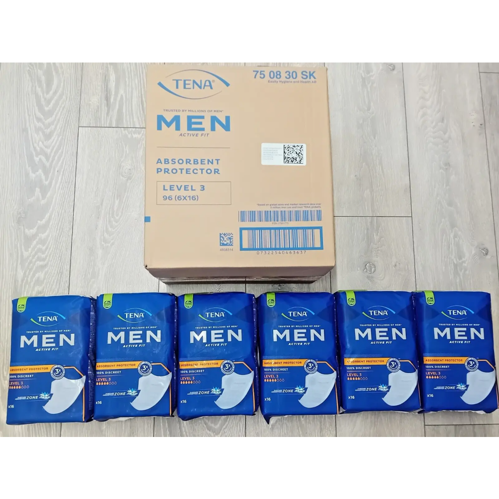 TENA Men Level 3 Pack of 16 x6 (Case) - REF: SCAHP750830-11SK