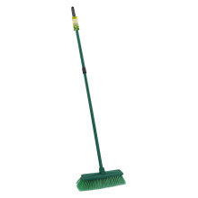 JVL Outdoor Hard Bristle Broom with Telescopic Handle