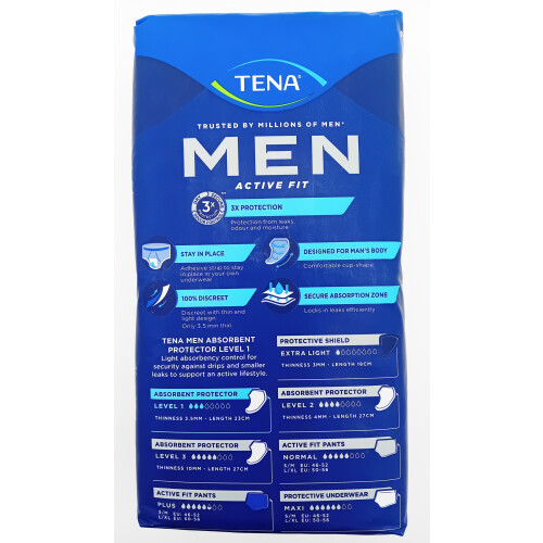 Tena TENA Men Level 1 Pack of 24 - REF: 750651 1