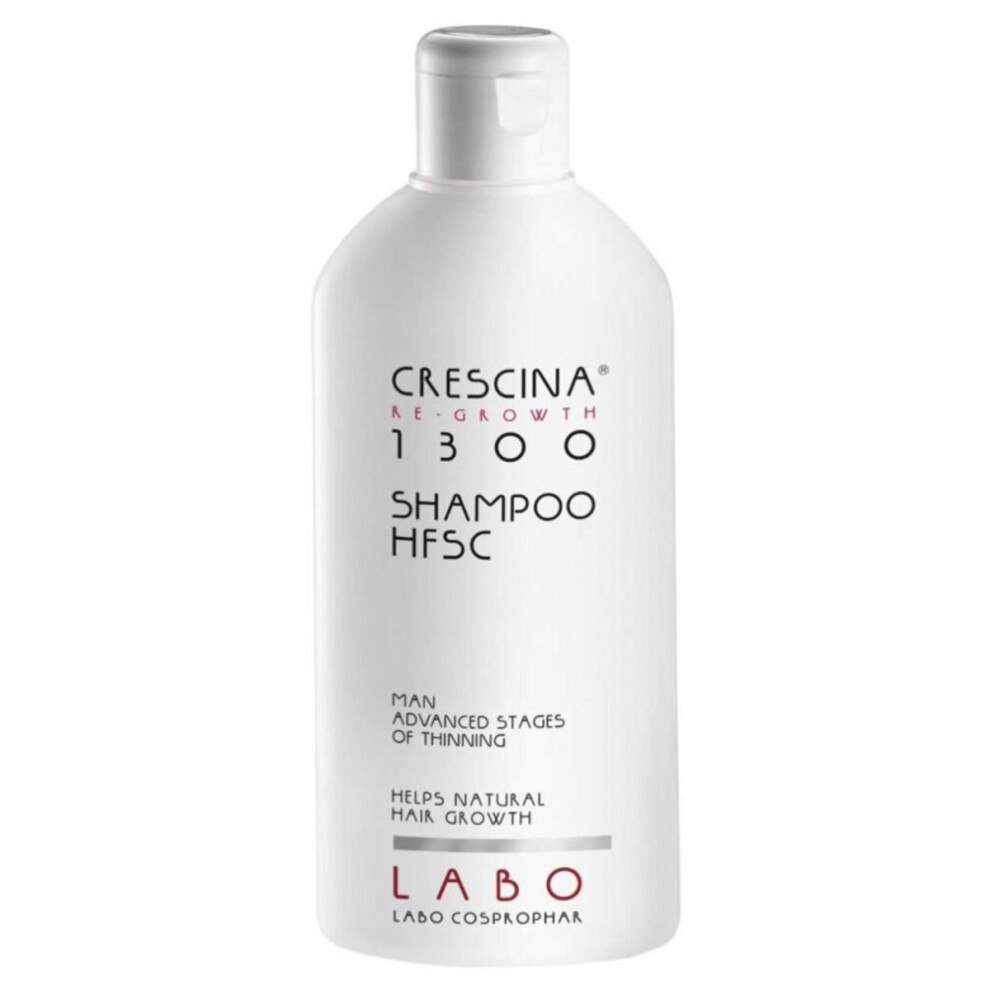 Crescina Re-Growth Shampoo HFSC 1300 Man Advanced Hair Follicle Stimulating Complex for Men Promotes Hair Growth and Strengthens Thinning Hair 200ml