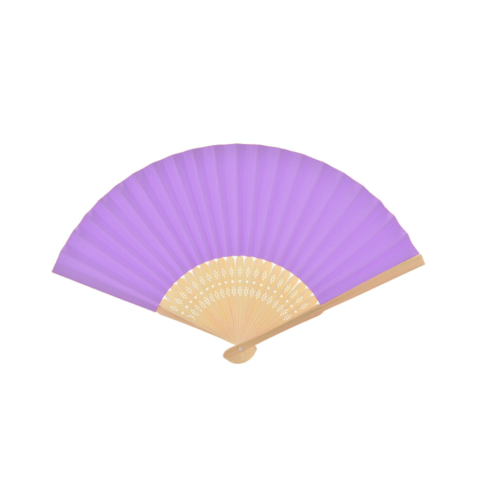 Lilac Paper Fan Favor - Single