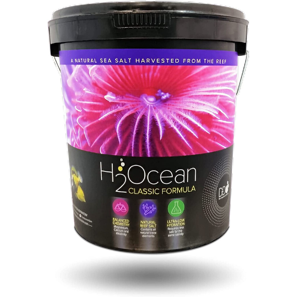 (23kg) D-D H2OCEAN MARINE SALT PRO+ FISH CORAL REEF 23KG, 6.6KG BUCKET