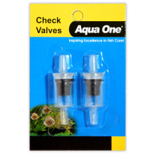 Aqua One Airline Check Valve (2pk) Non-Return Air Pump Stop Fish Tank Aquarium