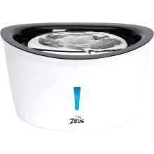 Zeus Cascade Fountain for Dogs with Stainless Steel Top Filtered Water