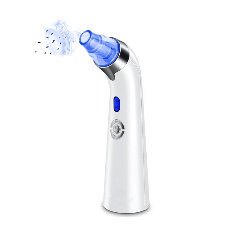 Chronus Blackhead Remover Pore Vacuum, Face Suction Pore Cleaner, 5 Suction Power Electric Blackhead Suction Remover, Extractor Tool, 4 Probes For