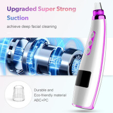 Chronus Newest Blackhead Remover Pore Vacuum Upgraded Facial Pore Cleaner Electric Comedone Whitehead Extractor Tool,USB Rechargeable Blackhead Vacuum