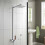 PURINA ULTRA THIN MODERN BATHROOM SQUARE HEAD COOL TOUCH SHOWER 1