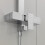 PURINA ULTRA THIN MODERN BATHROOM SQUARE HEAD COOL TOUCH SHOWER 2