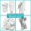 Hand Moulding kit Couples Holding Hands 3D Keepsake Hand Casting kit 5