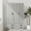 URBN Living (Ash Grey) 3 Door 4 Drawer Wardrobe Storage Shelf Hanging Bedroom Modern Furniture 2