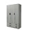 URBN Living (Ash Grey) 3 Door 4 Drawer Wardrobe Storage Shelf Hanging Bedroom Modern Furniture 6