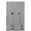 URBN Living (Ash Grey) 3 Door 4 Drawer Wardrobe Storage Shelf Hanging Bedroom Modern Furniture 5