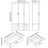 URBN Living (Ash Grey) 3 Door 4 Drawer Wardrobe Storage Shelf Hanging Bedroom Modern Furniture 8