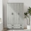 URBN Living (Black & Ash Grey) 3 Door 4 Drawer Wardrobe Storage Shelf Hanging Bedroom Modern Furniture 3