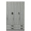 URBN Living (Grey & Ash Grey) 3 Door 4 Drawer Wardrobe Storage Shelf Hanging Bedroom Modern Furniture 4