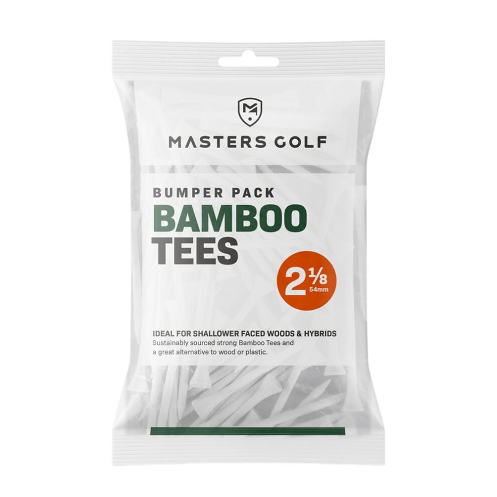 Masters Bamboo Golf Tees (Pack of 130)