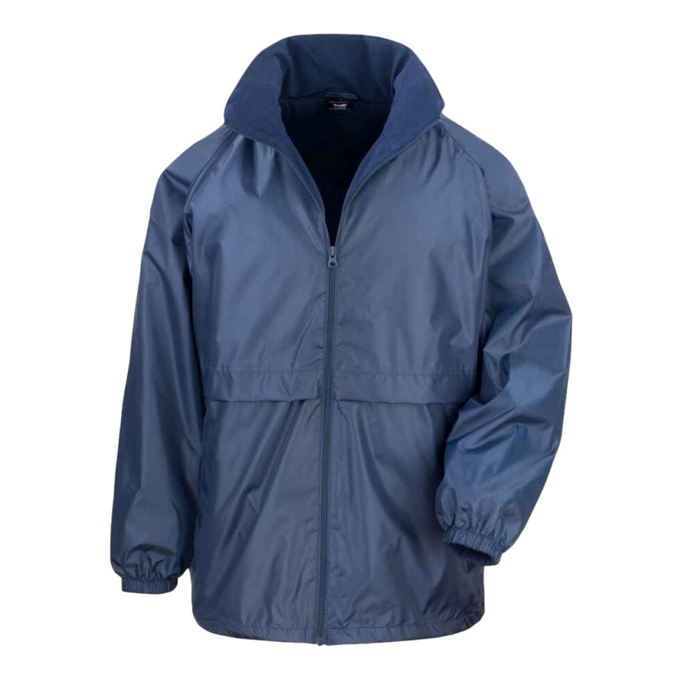 (L, Navy) Result Core Mens Microfleece Lined Jacket