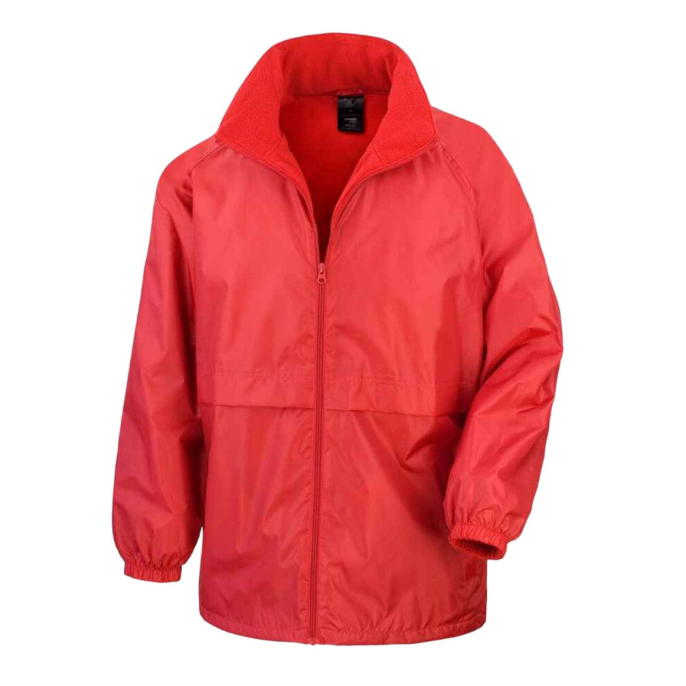 (3XL, Red) Result Core Mens Microfleece Lined Jacket