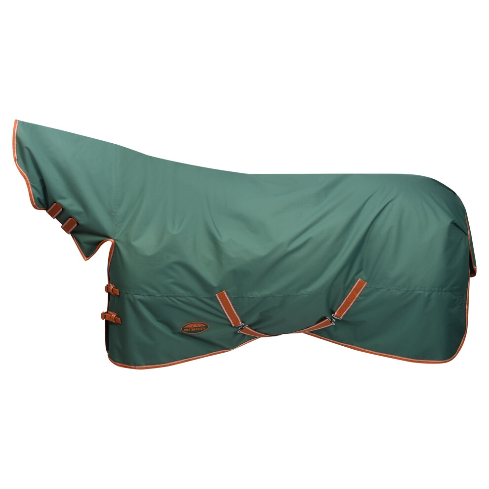 (6', Green/Burnt Orange/White) Weatherbeeta Comfitec Tyro Plus Combo Neck Lightweight Horse Rug