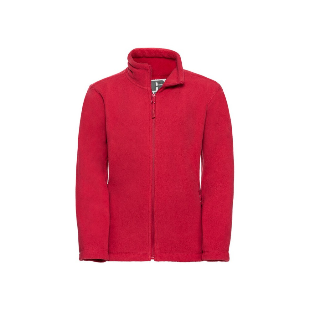 (5-6 Years, Classic Red) Russell Childrens/Kids Fleece Jacket