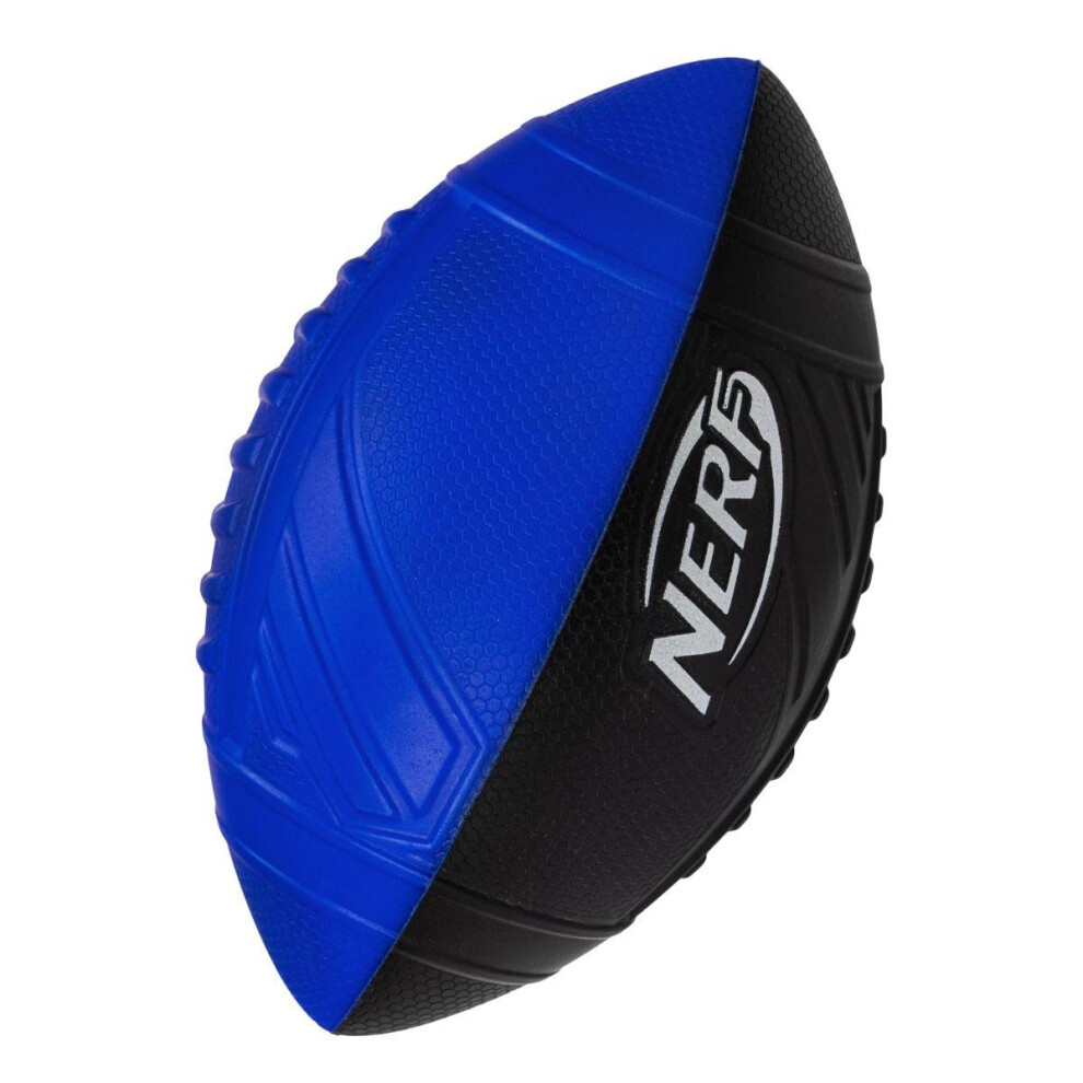 (9in, Blue/Black) Nerf Pro Grip American Football