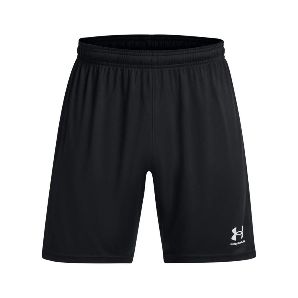 (L, White) Under Armour Mens Challenger Knitted Shorts