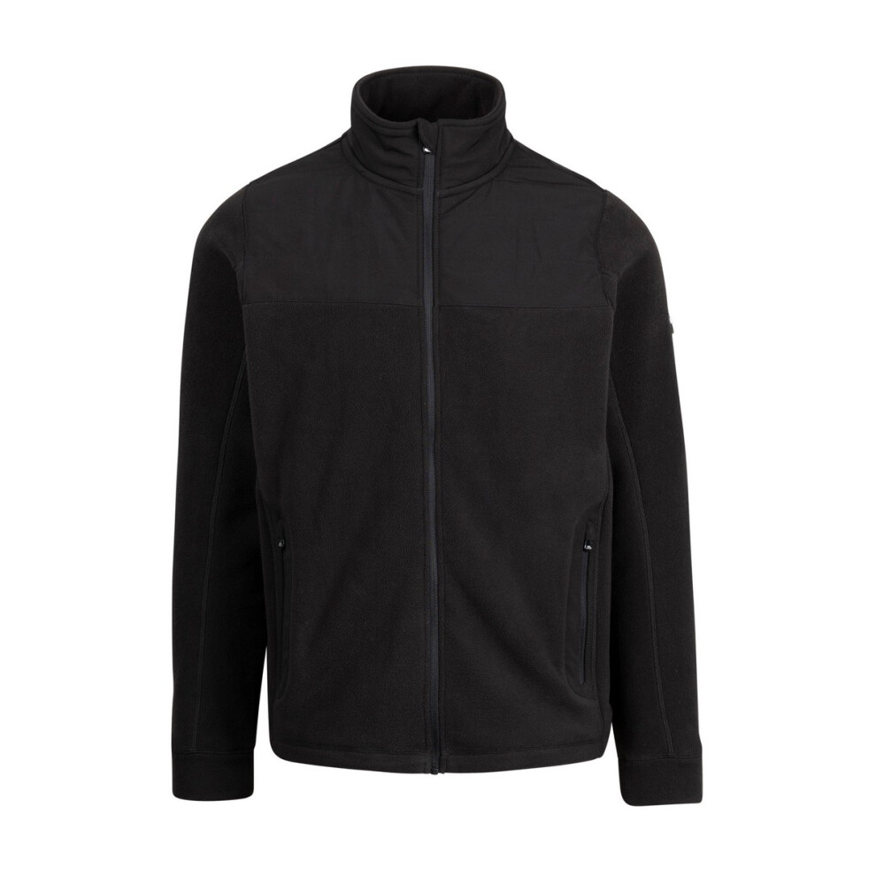 Trespass Men's Black Cowesby At200 Fleece Top - M - 100% Polyester - Image 3