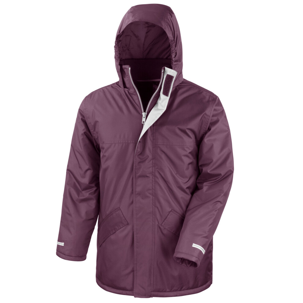 (L, Burgundy) Result Core Unisex Adult Winter Parka