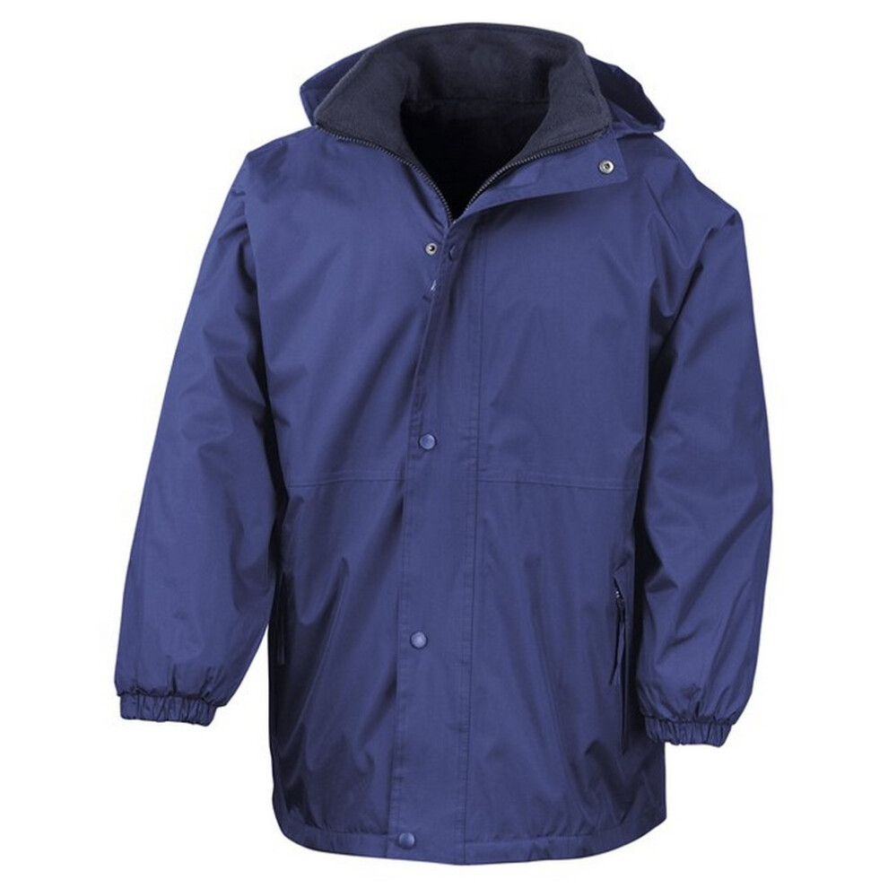 (L, Royal Blue/Navy) Result Unisex Adult StormDri 4000 Reversible Jacket