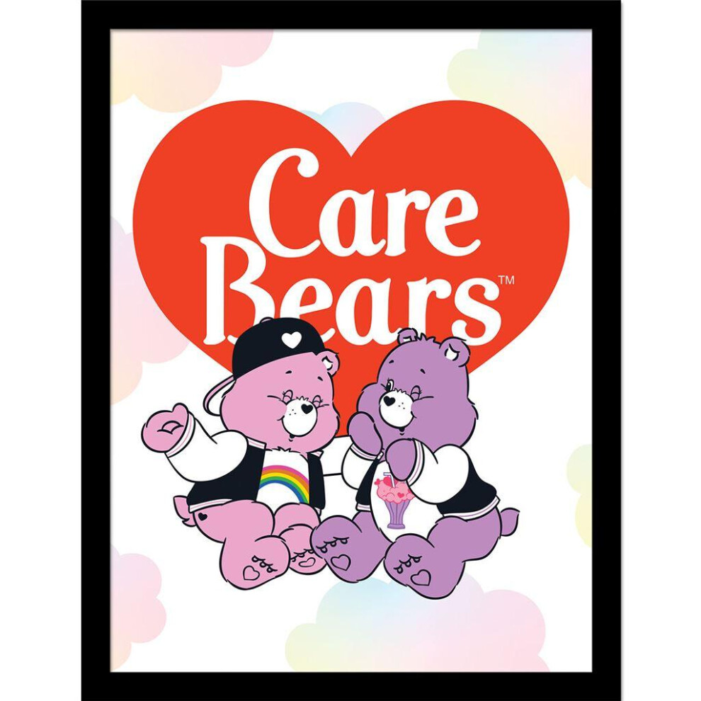 Care Bears Varsity Heart Framed Poster