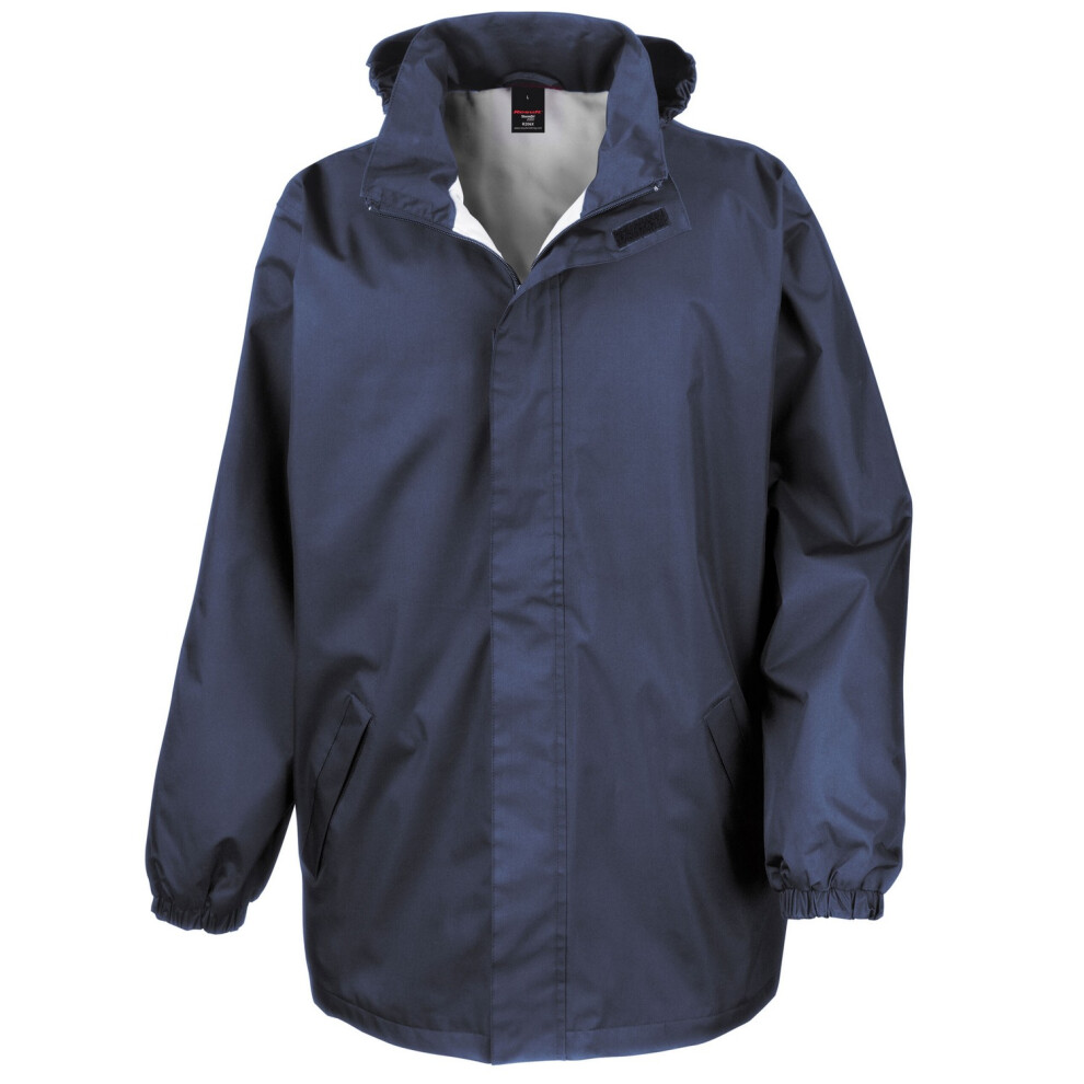 (L, Navy) Result Core Unisex Adult Midweight Jacket