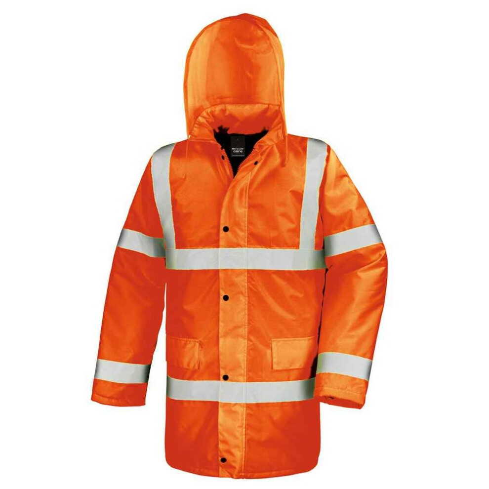 (XXL, Orange) SAFE-GUARD By Result Mens Motorway Jacket