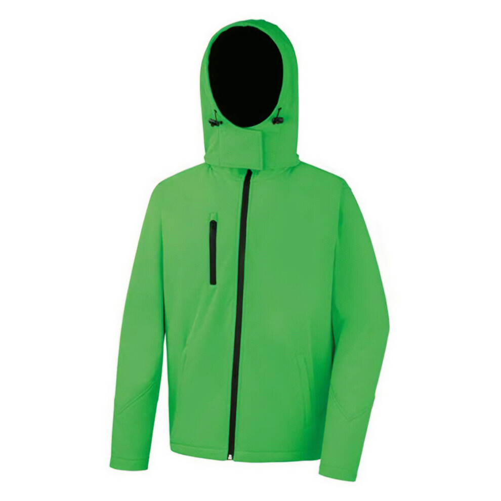 (M, Vivid Green/Black) Result Core Mens Core TX Performance Soft Shell Jacket