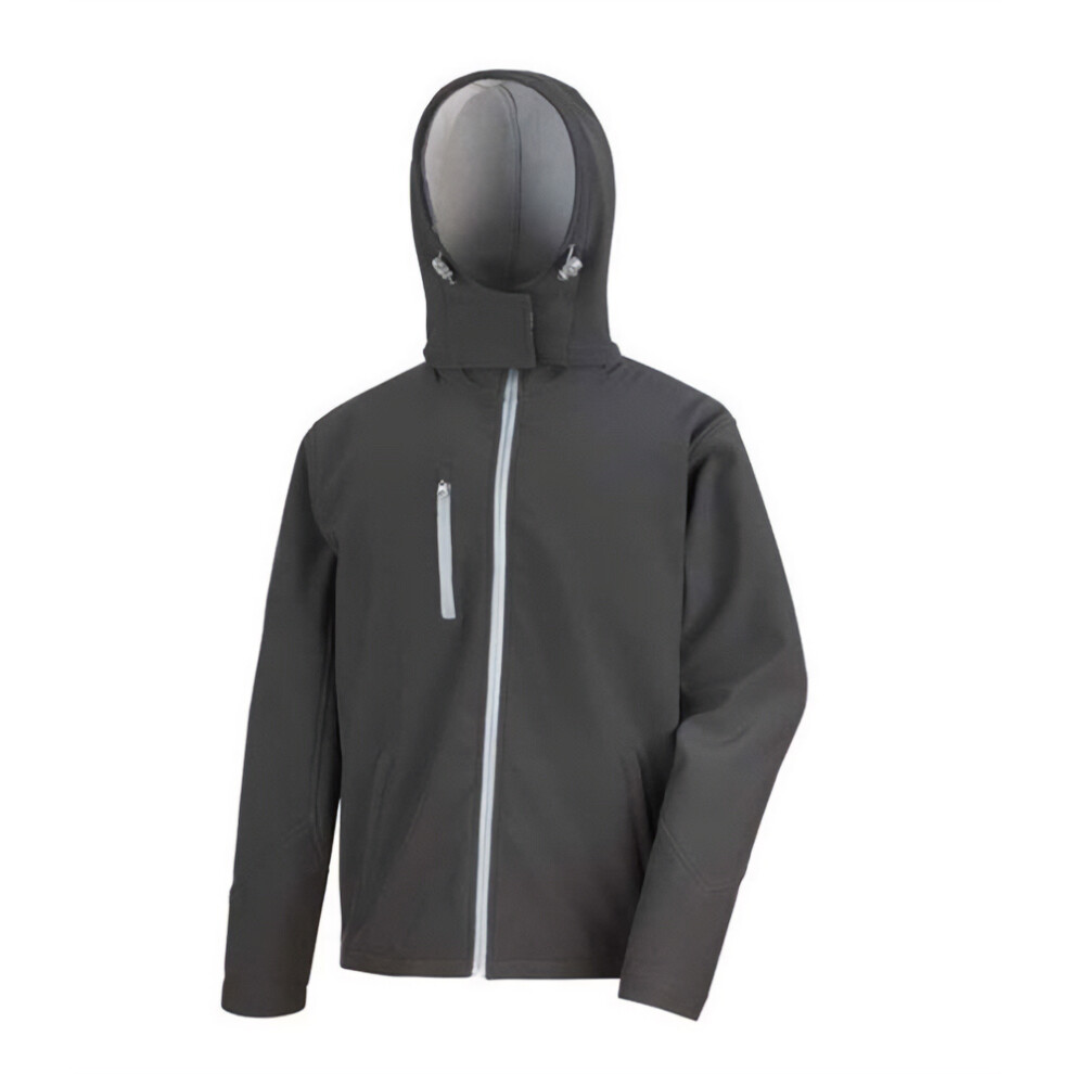 (3XL, Black/Grey) Result Core Mens Core TX Performance Soft Shell Jacket