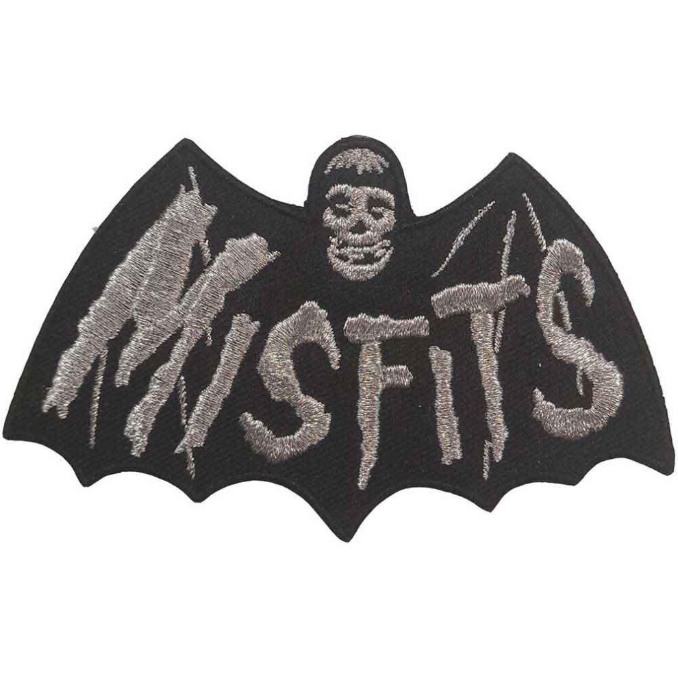 Misfits Woven Bat Logo Patch