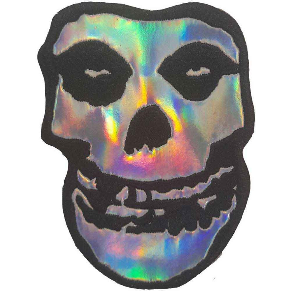 Misfits Sonic Silver Skull Patch