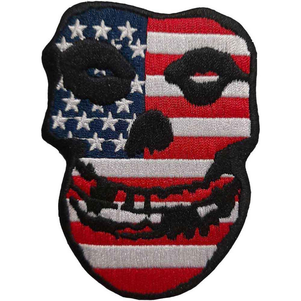 Misfits USA Woven Skull Patch