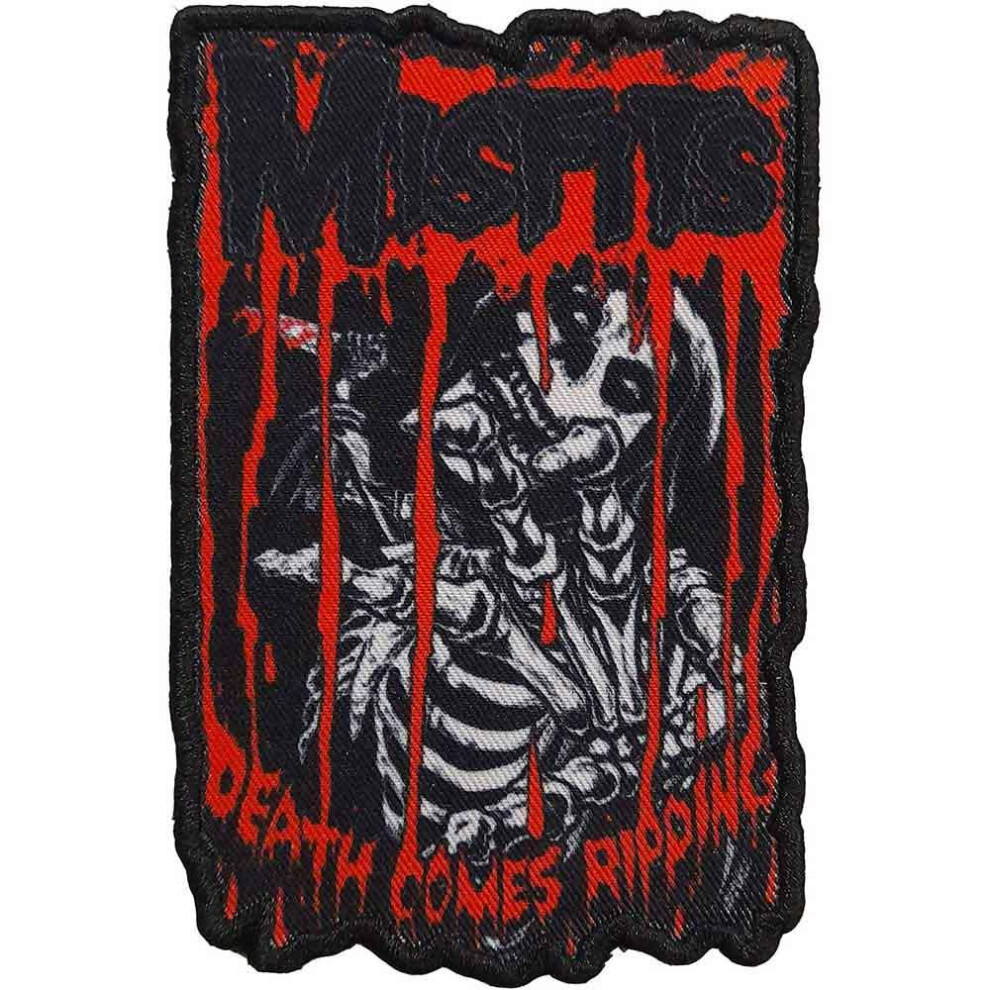 Misfits Death Comes Ripping Printed Patch