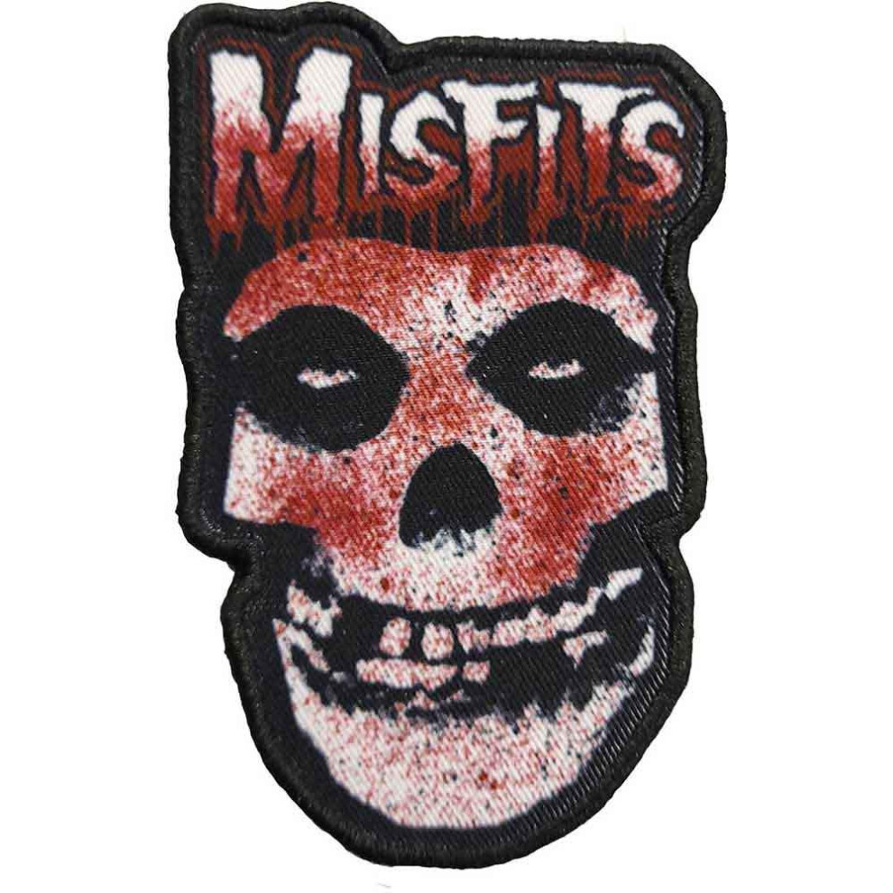 Misfits Blood Drip Skull Printed Patch